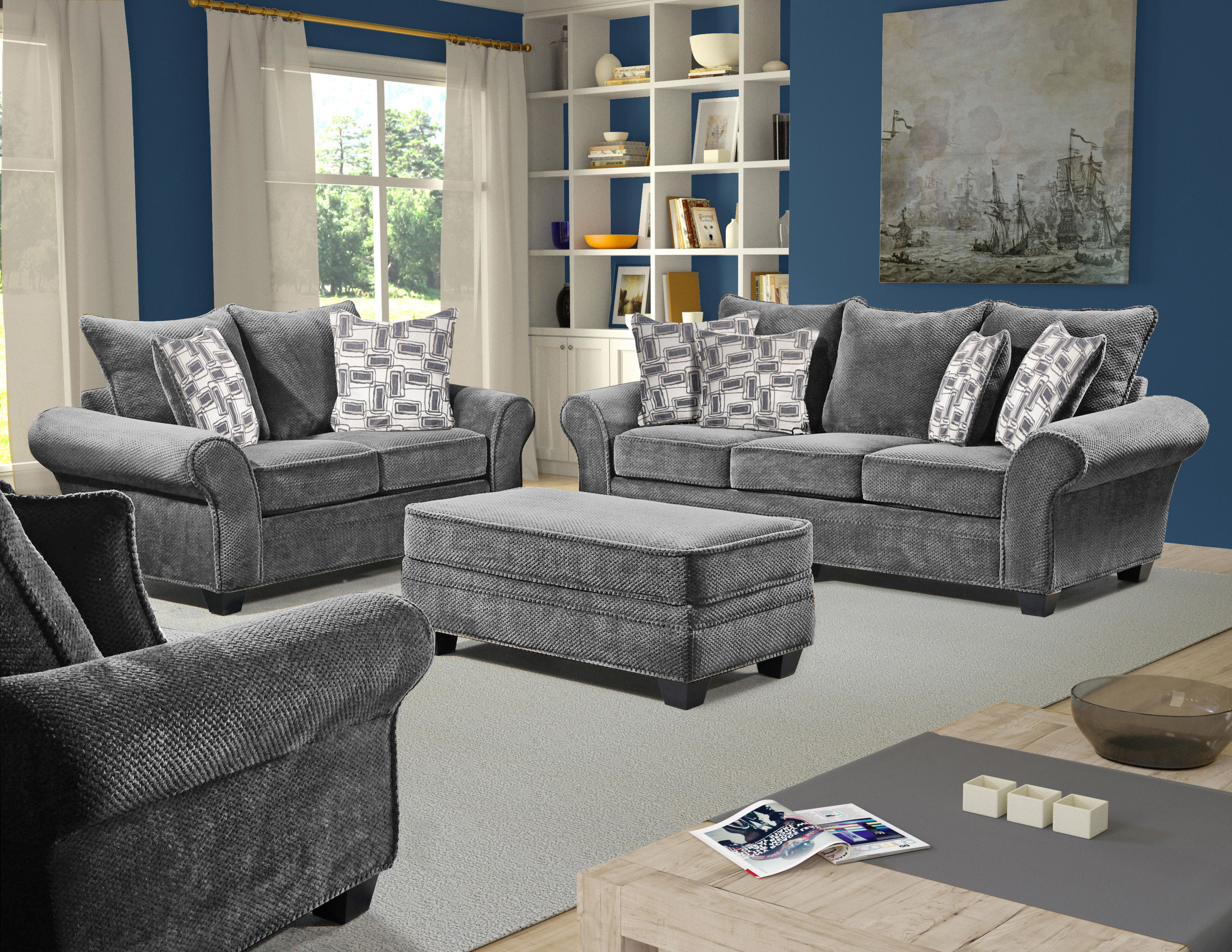 Rent Trinidad Granite Sofa and Chair  Living Room 