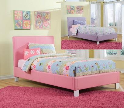 Rent Standard Furniture | Twin Pink Bed | Bedroom (Youth) Furniture ...