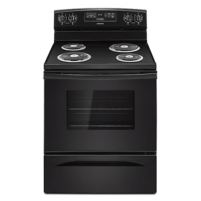 30-Inch Electric Black Range