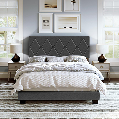 Arkotec Full Diamonds Platform Bed