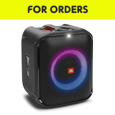 Renting speakers for a shops party