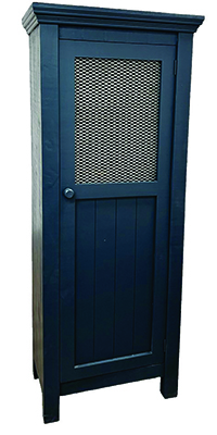 Navy Single Door Pantry