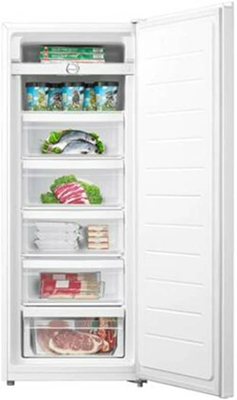 7 CF Convertible Upright Freezer-Fridge White