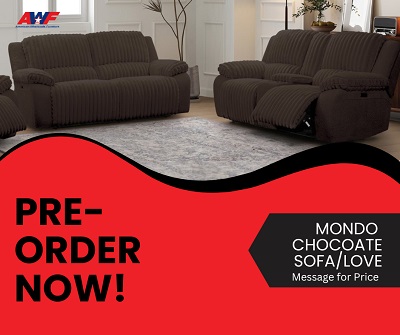 Mondo Chocolate Power Reclining Sofa and Power Loveseat