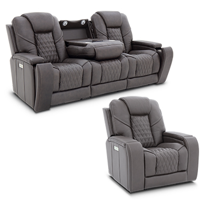 Teresa Kona Earth Power Reclining Sofa & Power Recliner