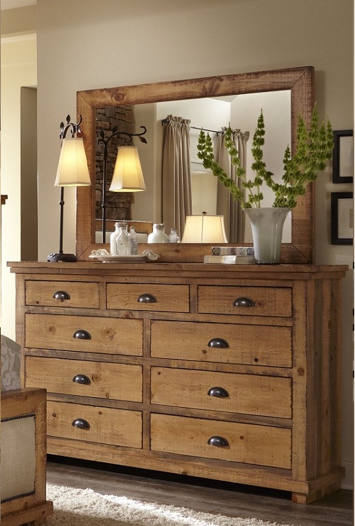 Rent Progressive Furniture Willow Dresser Mirror