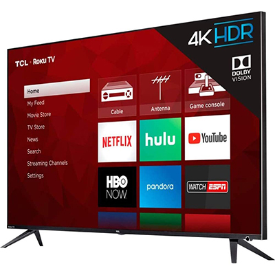 Rent To Own TCL 65 4K SmartTV and 55 4K Smart TV