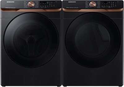 Samsung Brushed Black Front Load Laundry Set