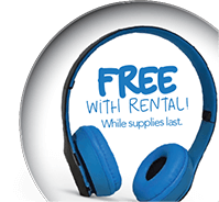 Free with rental!