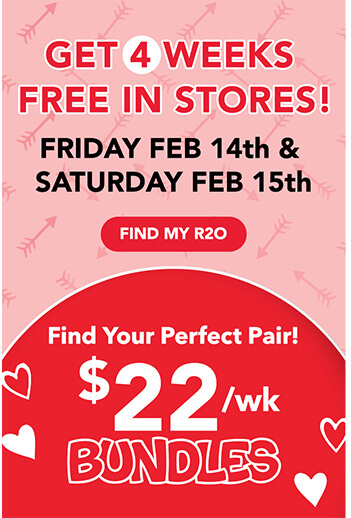 FALL IN LOVE WITH FREE Get 4 Weeks Free In Stores! Friday Feb 14th & Saturday Feb 15th